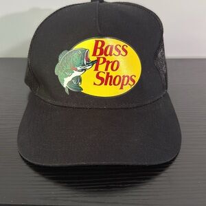 Bass Pro Shops Mesh Trucker Snapback Gorpcore Utility Fishing Outdoor Dad Hat